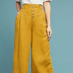 Anthropologie Oceanside Wide Leg Pants